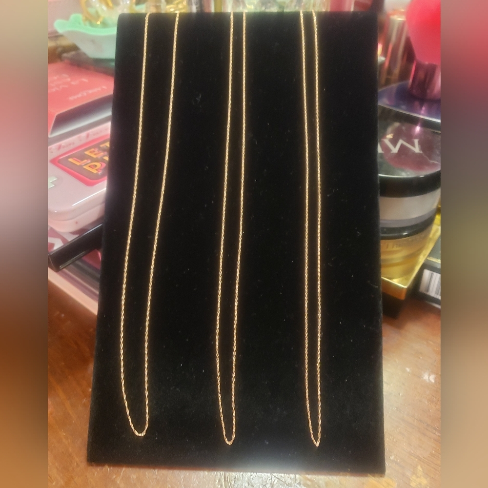 14kt and 10kt Rose gold chain